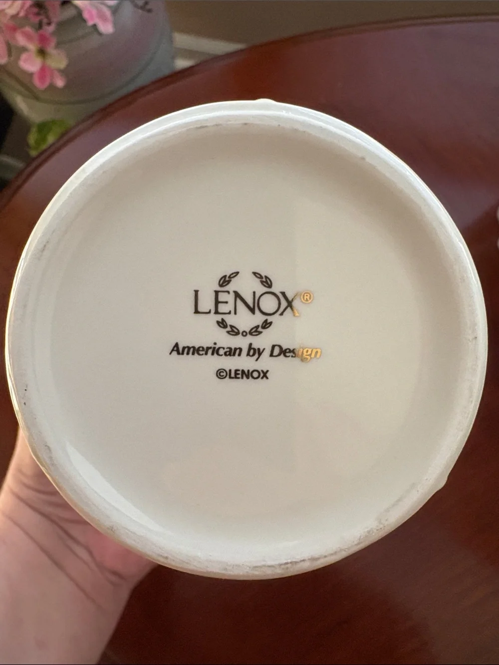 Vintage Lenox Ivory Embossed Floral Vase with 24K Gold Trim – 7